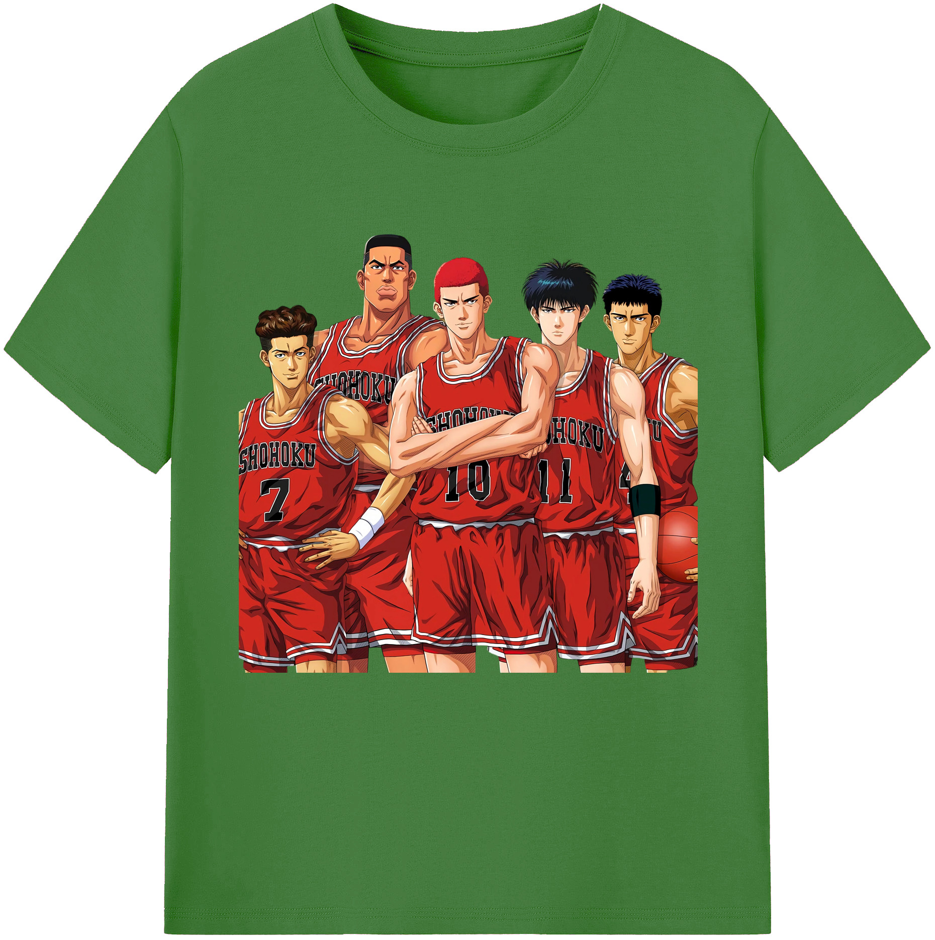 （画像用） SLAM DUNK／スラムダンク レディースカジュアルプリントTシャツ（綿100％）